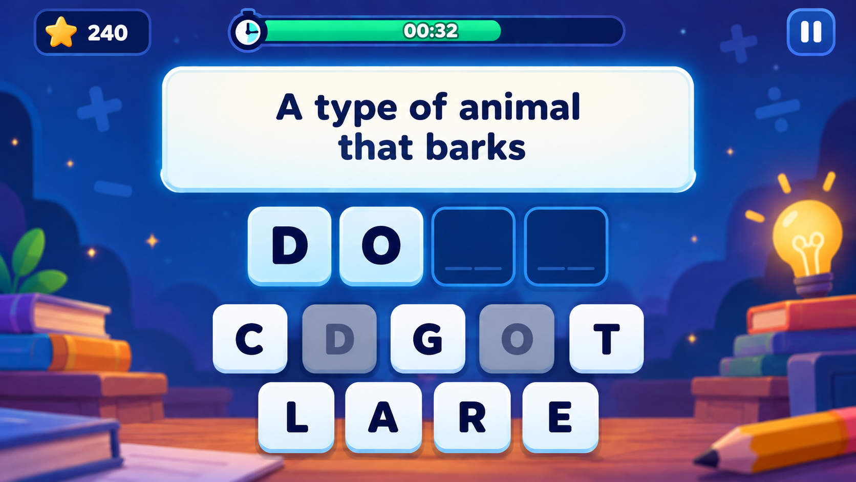 Screenshot 1 of Logic Quiz gameplay